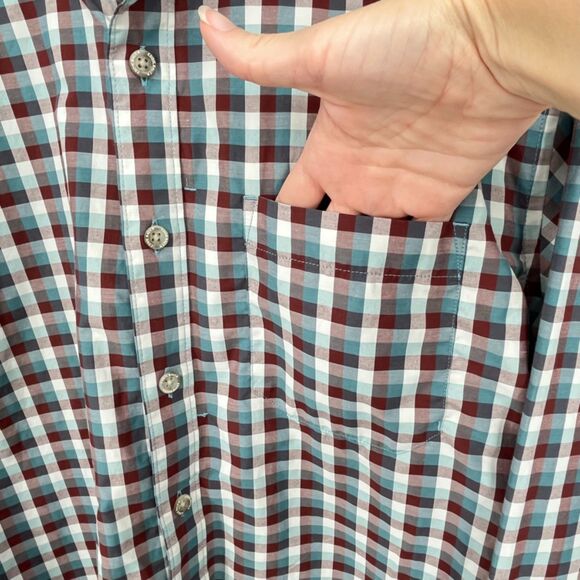 Eddie Bauer Travex Classic Fit Button Down Shirt, Men's LT, Business Office - Picture 7 of 11